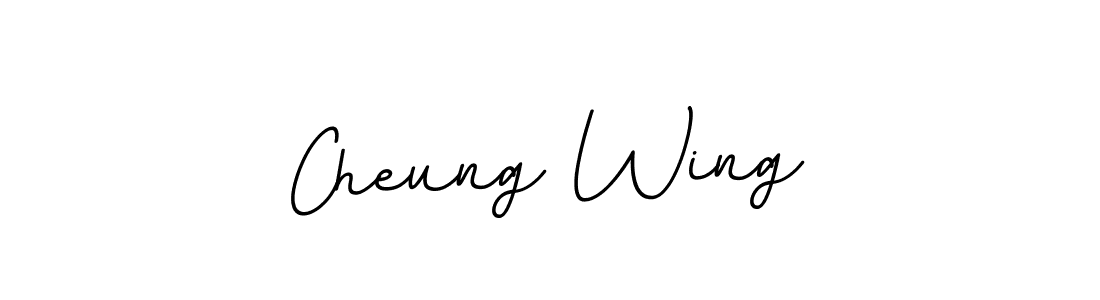 Cheung Wing stylish signature style. Best Handwritten Sign (BallpointsItalic-DORy9) for my name. Handwritten Signature Collection Ideas for my name Cheung Wing. Cheung Wing signature style 11 images and pictures png