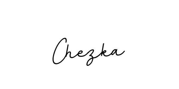 Make a beautiful signature design for name Chezka. With this signature (BallpointsItalic-DORy9) style, you can create a handwritten signature for free. Chezka signature style 11 images and pictures png