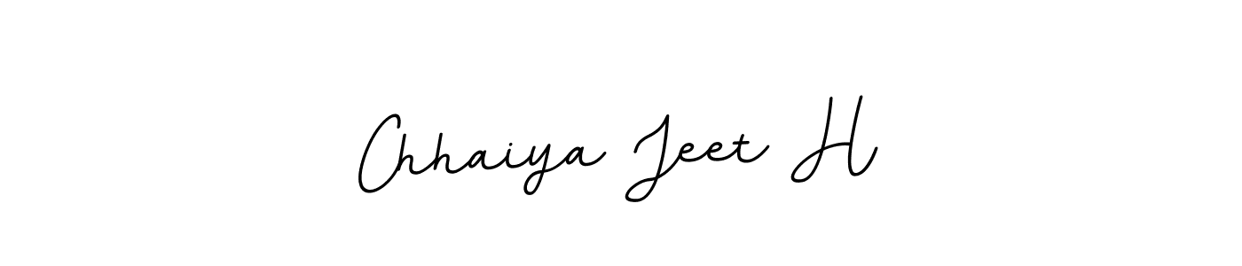 Design your own signature with our free online signature maker. With this signature software, you can create a handwritten (BallpointsItalic-DORy9) signature for name Chhaiya Jeet H. Chhaiya Jeet H signature style 11 images and pictures png