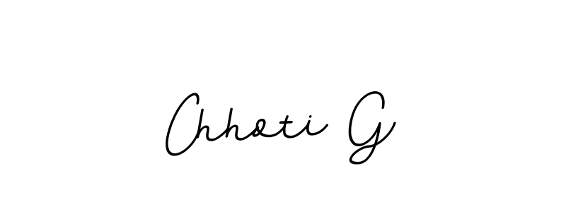 It looks lik you need a new signature style for name Chhoti G. Design unique handwritten (BallpointsItalic-DORy9) signature with our free signature maker in just a few clicks. Chhoti G signature style 11 images and pictures png