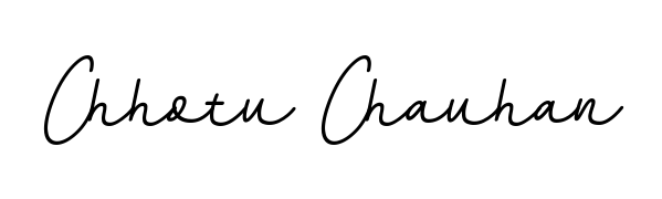 Create your official email sign-off with Chhotu Chauhan name in BallpointsItalic-DORy9 style. Crisp, clean, and perfectly legible across all screens. Chhotu Chauhan signature style 11 images and pictures png