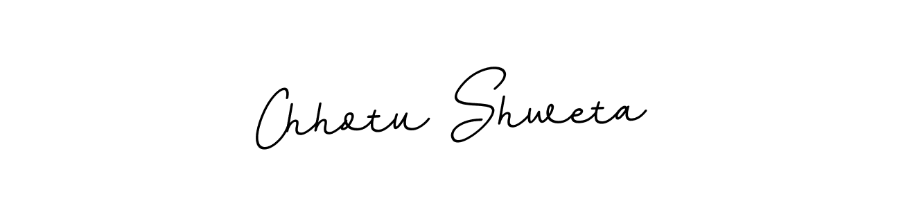 Make a beautiful signature design for name Chhotu Shweta. With this signature (BallpointsItalic-DORy9) style, you can create a handwritten signature for free. Chhotu Shweta signature style 11 images and pictures png