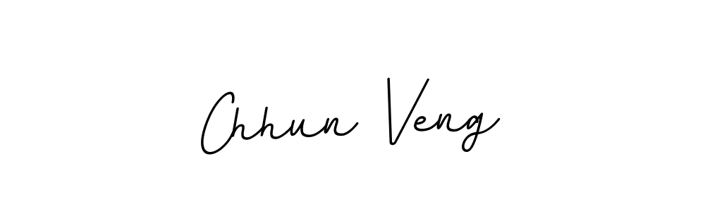 You should practise on your own different ways (BallpointsItalic-DORy9) to write your name (Chhun Veng) in signature. don't let someone else do it for you. Chhun Veng signature style 11 images and pictures png