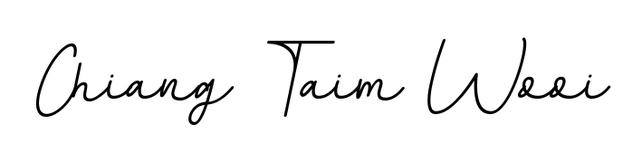 Designed for modern professionals: Chiang Taim Wooi name signature crafted with BallpointsItalic-DORy9 script. Ready for digital PDF workflows. Chiang Taim Wooi signature style 11 images and pictures png
