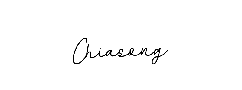 How to make Chiasong name signature. Use BallpointsItalic-DORy9 style for creating short signs online. This is the latest handwritten sign. Chiasong signature style 11 images and pictures png
