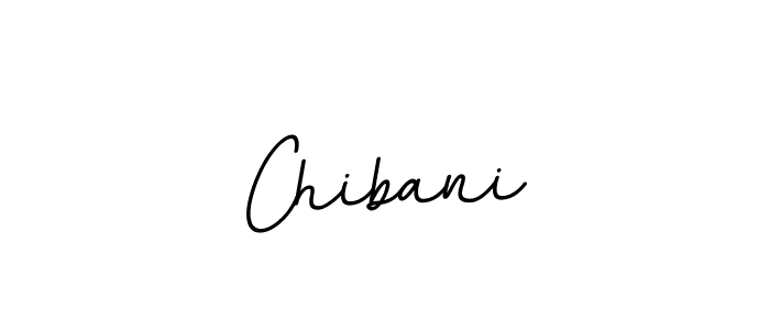 Create a beautiful signature design for name Chibani. With this signature (BallpointsItalic-DORy9) fonts, you can make a handwritten signature for free. Chibani signature style 11 images and pictures png