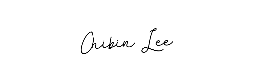 Make a beautiful signature design for name Chibin Lee. With this signature (BallpointsItalic-DORy9) style, you can create a handwritten signature for free. Chibin Lee signature style 11 images and pictures png