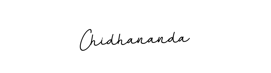 How to make Chidhananda name signature. Use BallpointsItalic-DORy9 style for creating short signs online. This is the latest handwritten sign. Chidhananda signature style 11 images and pictures png