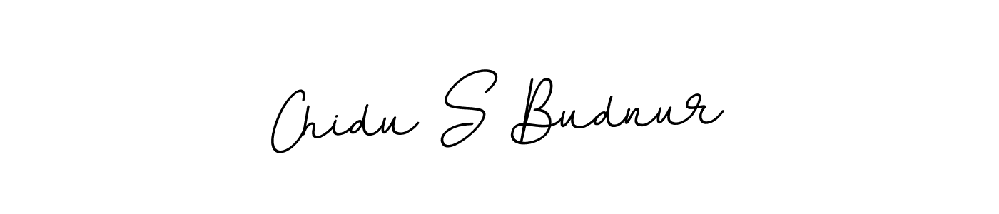 Create a beautiful signature design for name Chidu S Budnur. With this signature (BallpointsItalic-DORy9) fonts, you can make a handwritten signature for free. Chidu S Budnur signature style 11 images and pictures png