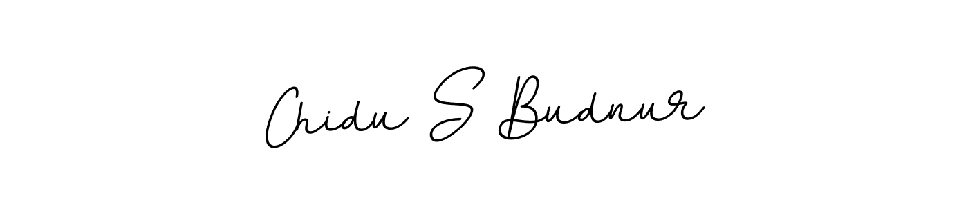 Create a beautiful signature design for name Chidu S Budnur. With this signature (BallpointsItalic-DORy9) fonts, you can make a handwritten signature for free. Chidu S Budnur signature style 11 images and pictures png