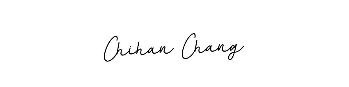 Use a signature maker to create a handwritten signature online. With this signature software, you can design (BallpointsItalic-DORy9) your own signature for name Chihan Chang. Chihan Chang signature style 11 images and pictures png