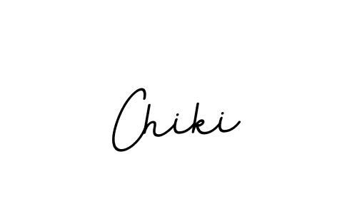 Make a beautiful signature design for name Chiki. With this signature (BallpointsItalic-DORy9) style, you can create a handwritten signature for free. Chiki signature style 11 images and pictures png