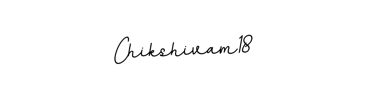 Make a beautiful signature design for name Chikshivam18. With this signature (BallpointsItalic-DORy9) style, you can create a handwritten signature for free. Chikshivam18 signature style 11 images and pictures png