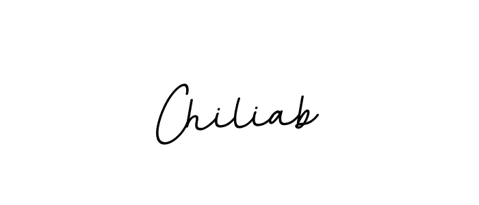 Similarly BallpointsItalic-DORy9 is the best handwritten signature design. Signature creator online .You can use it as an online autograph creator for name Chiliab. Chiliab signature style 11 images and pictures png