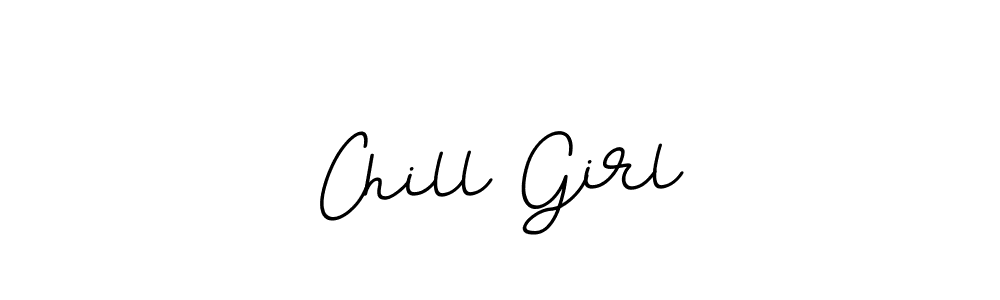 Similarly BallpointsItalic-DORy9 is the best handwritten signature design. Signature creator online .You can use it as an online autograph creator for name Chill Girl. Chill Girl signature style 11 images and pictures png