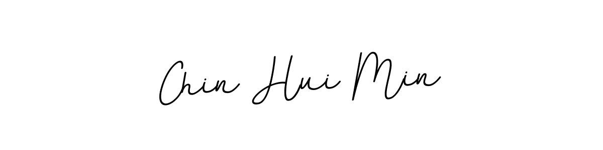 Use a signature maker to create a handwritten signature online. With this signature software, you can design (BallpointsItalic-DORy9) your own signature for name Chin Hui Min. Chin Hui Min signature style 11 images and pictures png