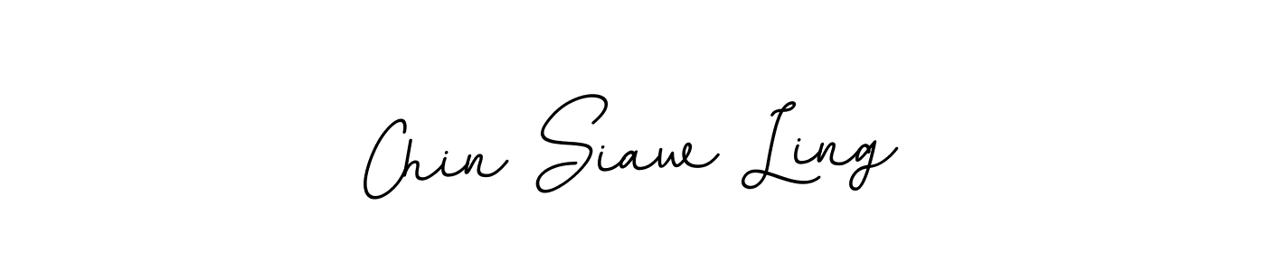 Use a signature maker to create a handwritten signature online. With this signature software, you can design (BallpointsItalic-DORy9) your own signature for name Chin Siaw Ling. Chin Siaw Ling signature style 11 images and pictures png