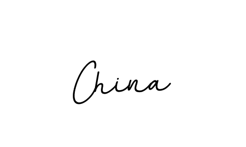 How to make China signature? BallpointsItalic-DORy9 is a professional autograph style. Create handwritten signature for China name. China signature style 11 images and pictures png