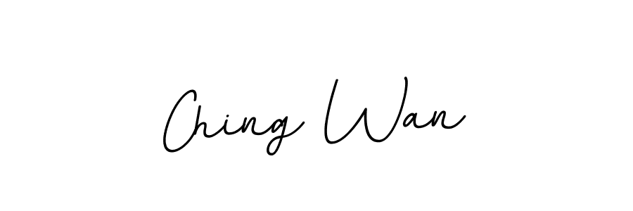 It looks lik you need a new signature style for name Ching Wan. Design unique handwritten (BallpointsItalic-DORy9) signature with our free signature maker in just a few clicks. Ching Wan signature style 11 images and pictures png