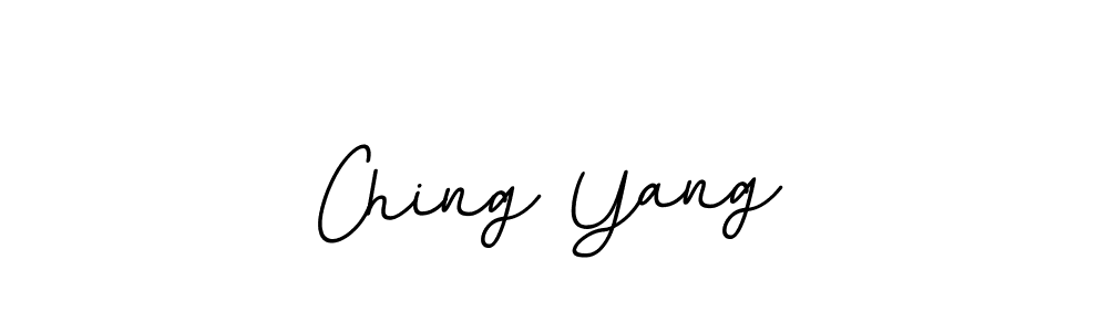 Design your own signature with our free online signature maker. With this signature software, you can create a handwritten (BallpointsItalic-DORy9) signature for name Ching Yang. Ching Yang signature style 11 images and pictures png