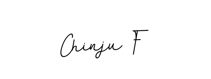 Design your own signature with our free online signature maker. With this signature software, you can create a handwritten (BallpointsItalic-DORy9) signature for name Chinju F. Chinju F signature style 11 images and pictures png