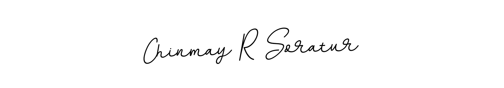 You should practise on your own different ways (BallpointsItalic-DORy9) to write your name (Chinmay R Soratur) in signature. don't let someone else do it for you. Chinmay R Soratur signature style 11 images and pictures png