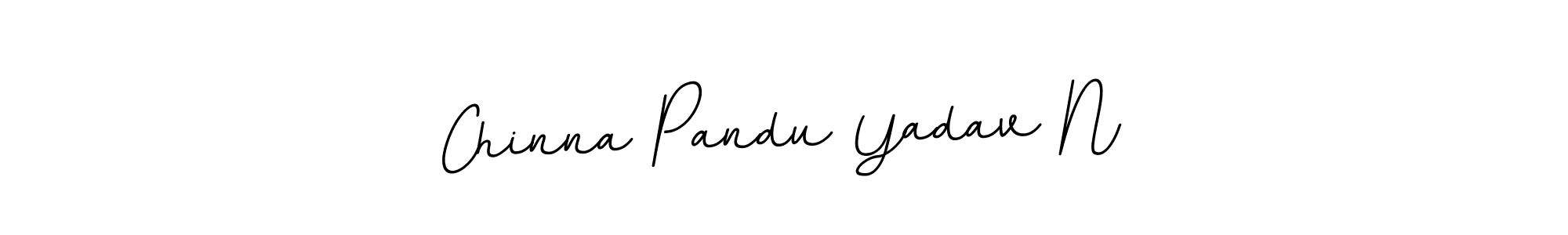 Create a beautiful signature design for name Chinna Pandu Yadav N. With this signature (BallpointsItalic-DORy9) fonts, you can make a handwritten signature for free. Chinna Pandu Yadav N signature style 11 images and pictures png