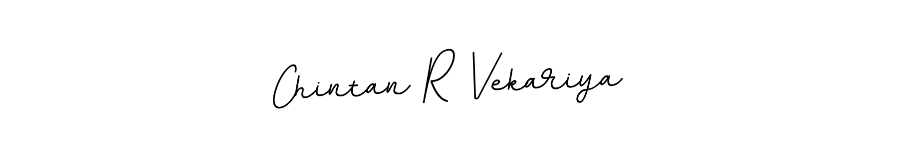 This is the best signature style for the Chintan R Vekariya name. Also you like these signature font (BallpointsItalic-DORy9). Mix name signature. Chintan R Vekariya signature style 11 images and pictures png