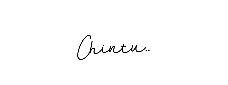 Chintu.. stylish signature style. Best Handwritten Sign (BallpointsItalic-DORy9) for my name. Handwritten Signature Collection Ideas for my name Chintu... Chintu.. signature style 11 images and pictures png