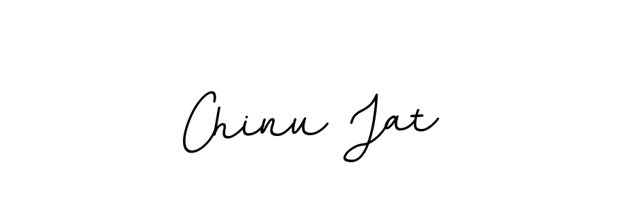 Make a beautiful signature design for name Chinu Jat. With this signature (BallpointsItalic-DORy9) style, you can create a handwritten signature for free. Chinu Jat signature style 11 images and pictures png