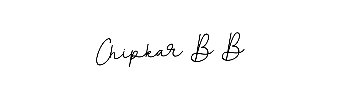 The best way (BallpointsItalic-DORy9) to make a short signature is to pick only two or three words in your name. The name Chipkar B B include a total of six letters. For converting this name. Chipkar B B signature style 11 images and pictures png