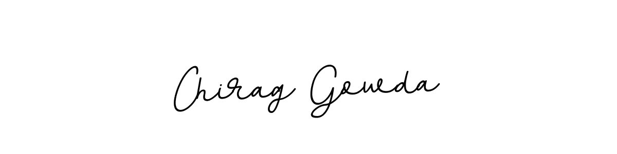 Create a beautiful signature design for name Chirag Gowda. With this signature (BallpointsItalic-DORy9) fonts, you can make a handwritten signature for free. Chirag Gowda signature style 11 images and pictures png