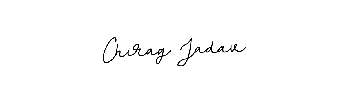 Chirag Jadav stylish signature style. Best Handwritten Sign (BallpointsItalic-DORy9) for my name. Handwritten Signature Collection Ideas for my name Chirag Jadav. Chirag Jadav signature style 11 images and pictures png