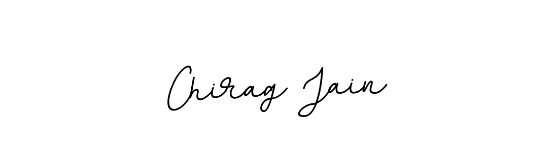 Make a beautiful signature design for name Chirag Jain. With this signature (BallpointsItalic-DORy9) style, you can create a handwritten signature for free. Chirag Jain signature style 11 images and pictures png