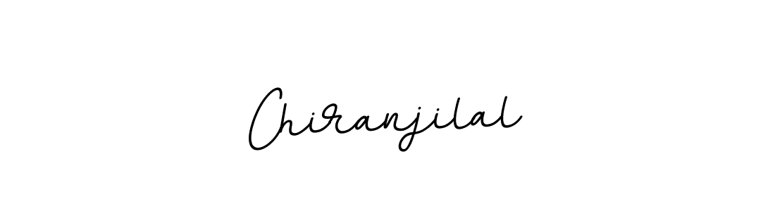 Make a beautiful signature design for name Chiranjilal. With this signature (BallpointsItalic-DORy9) style, you can create a handwritten signature for free. Chiranjilal signature style 11 images and pictures png