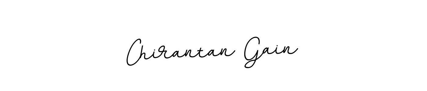 How to make Chirantan Gain signature? BallpointsItalic-DORy9 is a professional autograph style. Create handwritten signature for Chirantan Gain name. Chirantan Gain signature style 11 images and pictures png