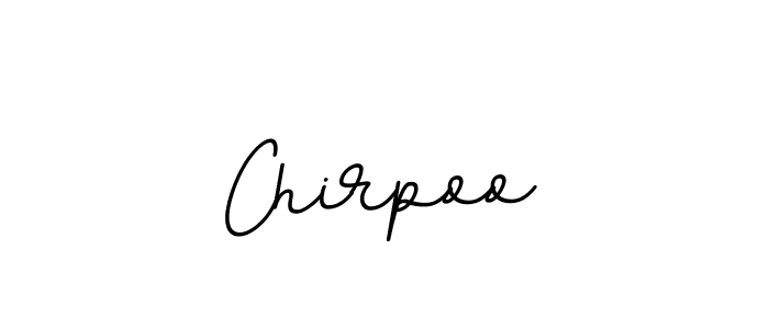 It looks lik you need a new signature style for name Chirpoo. Design unique handwritten (BallpointsItalic-DORy9) signature with our free signature maker in just a few clicks. Chirpoo signature style 11 images and pictures png