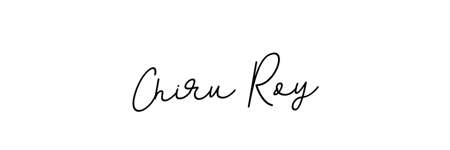 How to make Chiru Roy name signature. Use BallpointsItalic-DORy9 style for creating short signs online. This is the latest handwritten sign. Chiru Roy signature style 11 images and pictures png