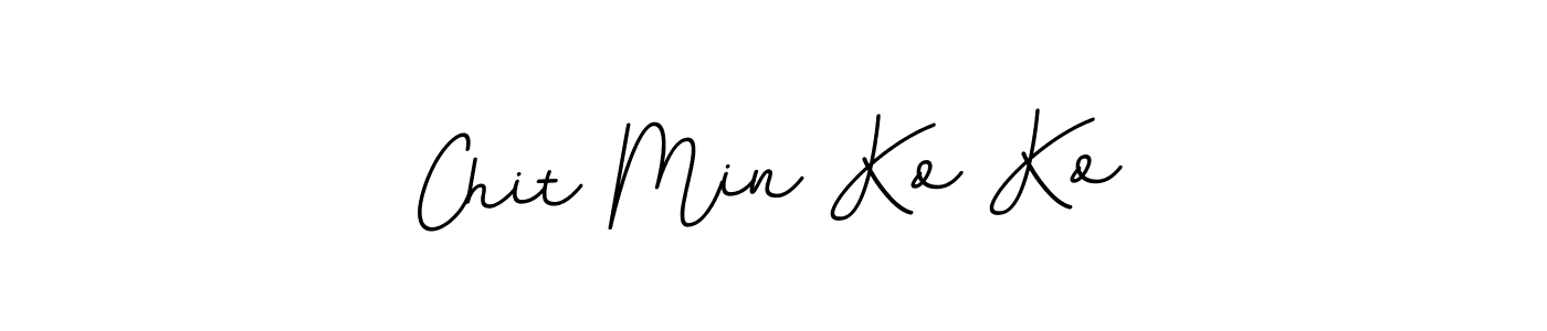 Create a beautiful signature design for name Chit Min Ko Ko. With this signature (BallpointsItalic-DORy9) fonts, you can make a handwritten signature for free. Chit Min Ko Ko signature style 11 images and pictures png