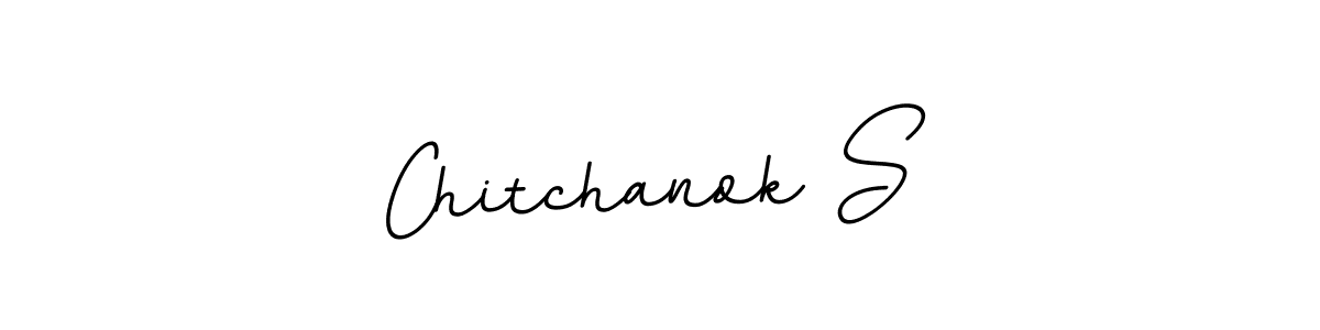 Make a beautiful signature design for name Chitchanok S. With this signature (BallpointsItalic-DORy9) style, you can create a handwritten signature for free. Chitchanok S signature style 11 images and pictures png