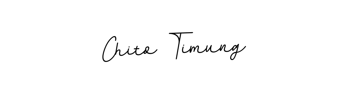 Make a beautiful signature design for name Chito Timung. With this signature (BallpointsItalic-DORy9) style, you can create a handwritten signature for free. Chito Timung signature style 11 images and pictures png