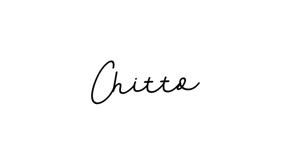 Design your own signature with our free online signature maker. With this signature software, you can create a handwritten (BallpointsItalic-DORy9) signature for name Chitto. Chitto signature style 11 images and pictures png