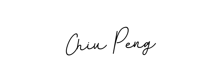 Make a beautiful signature design for name Chiu Peng. With this signature (BallpointsItalic-DORy9) style, you can create a handwritten signature for free. Chiu Peng signature style 11 images and pictures png