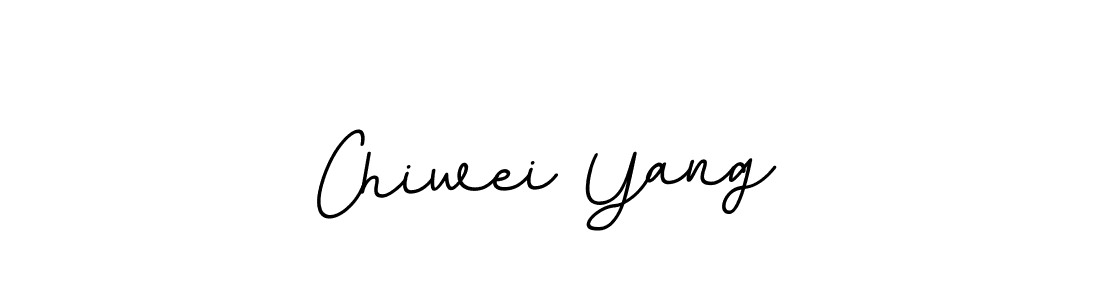 Create a beautiful signature design for name Chiwei Yang. With this signature (BallpointsItalic-DORy9) fonts, you can make a handwritten signature for free. Chiwei Yang signature style 11 images and pictures png