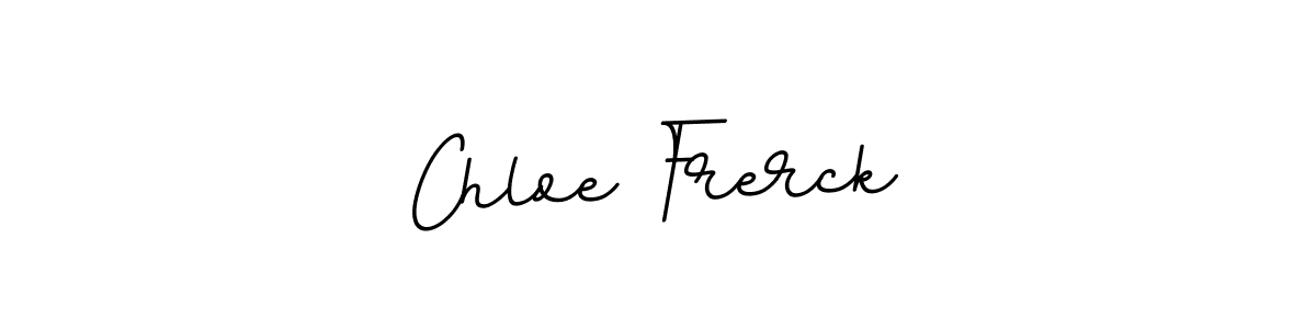 Chloe Frerck stylish signature style. Best Handwritten Sign (BallpointsItalic-DORy9) for my name. Handwritten Signature Collection Ideas for my name Chloe Frerck. Chloe Frerck signature style 11 images and pictures png