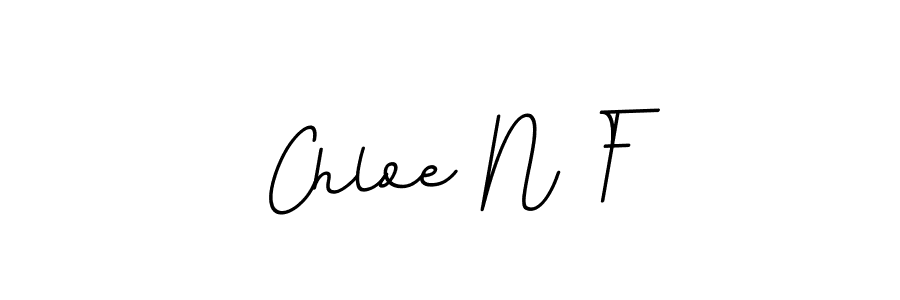 Chloe N F stylish signature style. Best Handwritten Sign (BallpointsItalic-DORy9) for my name. Handwritten Signature Collection Ideas for my name Chloe N F. Chloe N F signature style 11 images and pictures png