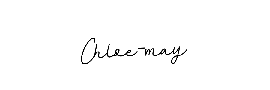 How to make Chloe-may signature? BallpointsItalic-DORy9 is a professional autograph style. Create handwritten signature for Chloe-may name. Chloe-may signature style 11 images and pictures png