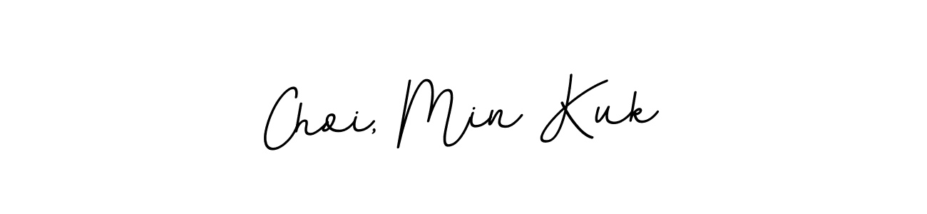 Design your own signature with our free online signature maker. With this signature software, you can create a handwritten (BallpointsItalic-DORy9) signature for name Choi, Min Kuk. Choi, Min Kuk signature style 11 images and pictures png