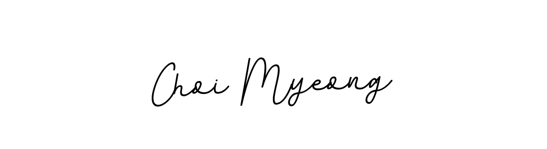 Use a signature maker to create a handwritten signature online. With this signature software, you can design (BallpointsItalic-DORy9) your own signature for name Choi Myeong. Choi Myeong signature style 11 images and pictures png