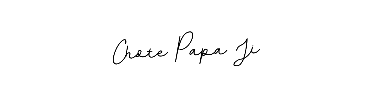 Chote Papa Ji stylish signature style. Best Handwritten Sign (BallpointsItalic-DORy9) for my name. Handwritten Signature Collection Ideas for my name Chote Papa Ji. Chote Papa Ji signature style 11 images and pictures png